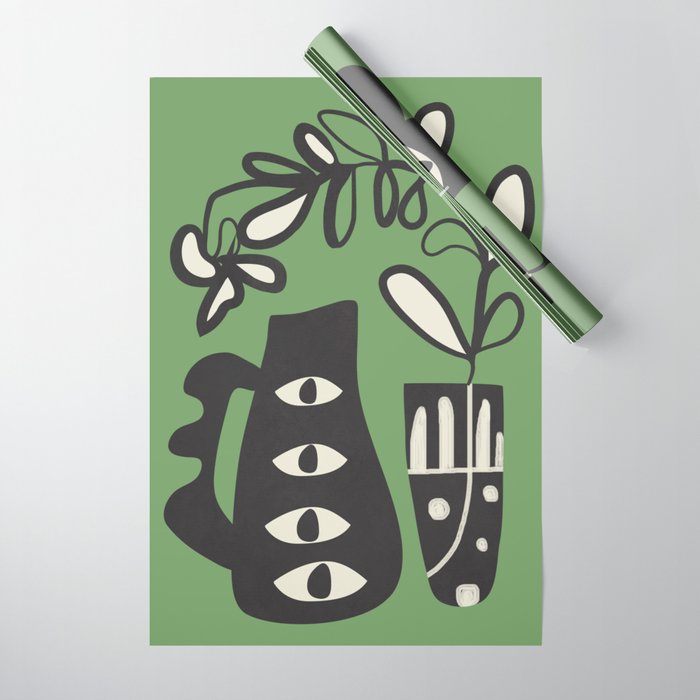 Surreal Flora 3 Wrapping Paper Gallery Image 1