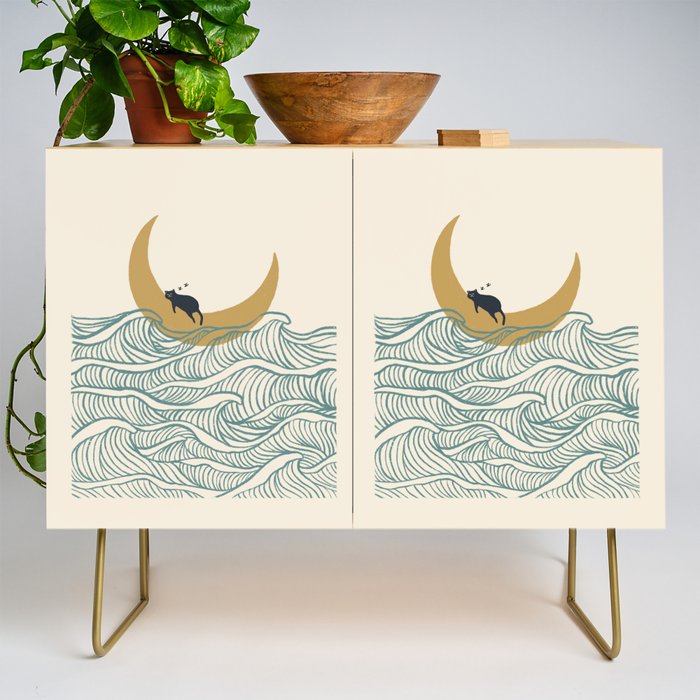 Good Night Meow 1 Credenza Gallery Image 1