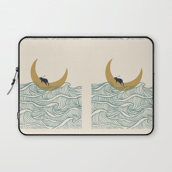Good Night Meow 1 Laptop Sleeve Gallery Image 1