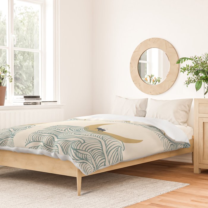 Good Night Meow 1 Duvet Cover Gallery Image 2
