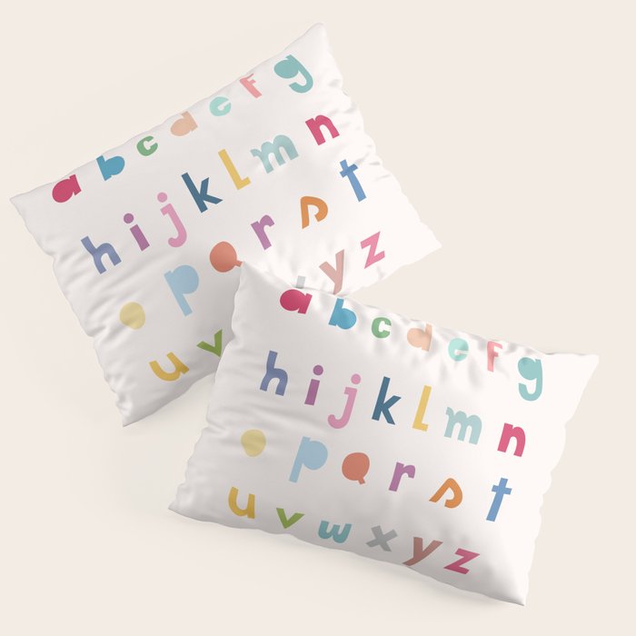 ABC alphabet art Pillow Sham Gallery Image 3