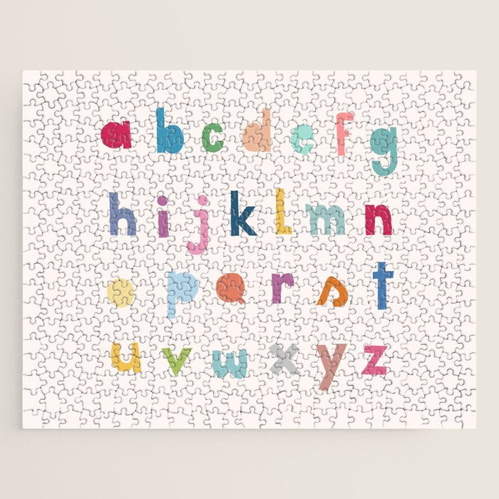 ABC alphabet art Jigsaw Puzzle Gallery Image 1