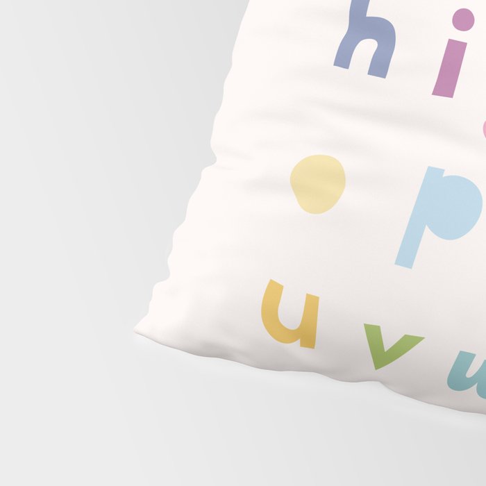 ABC alphabet art Pillow Sham Gallery Image 4
