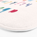ABC alphabet art Bath Mat Gallery Image 3