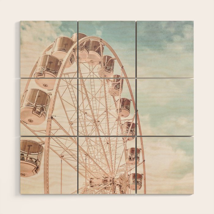 Ferris Wheel Wood Wall Art Gallery Image 1