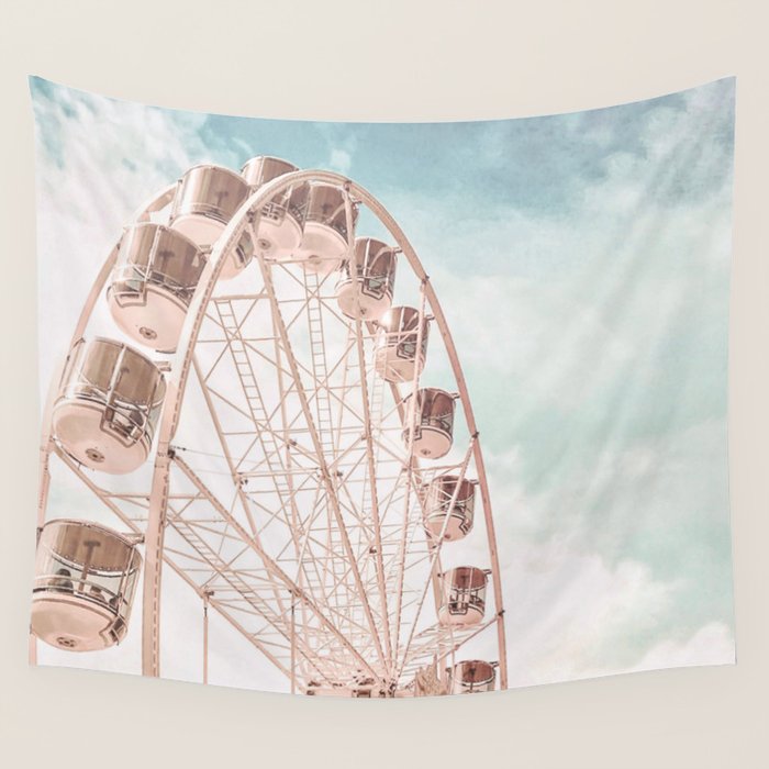 Ferris Wheel Wall Tapestry Gallery Image 1