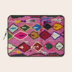 Very Colorful Retro Moroccan Rug Print Laptop Sleeve Gallery Image 1