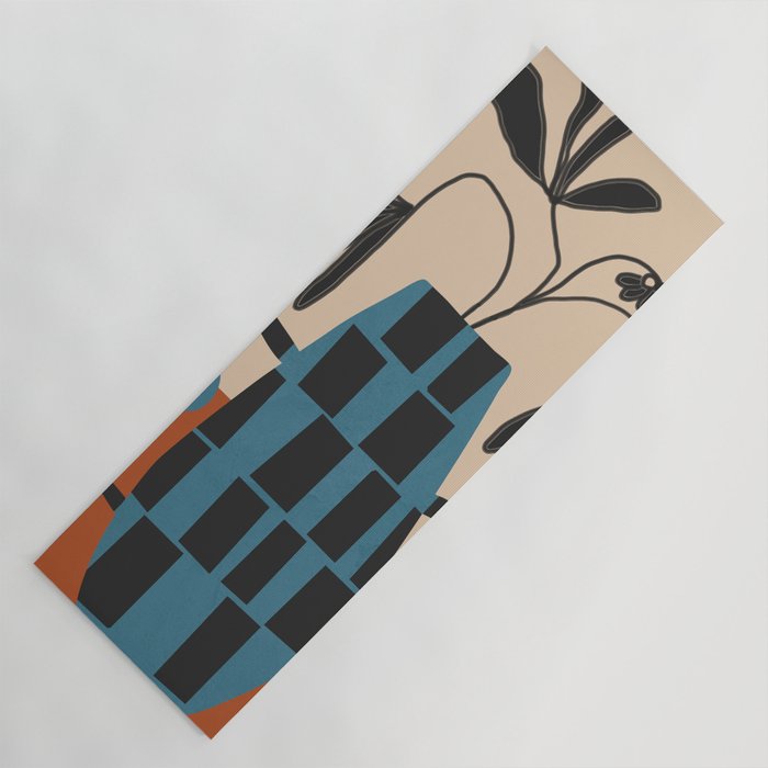 Modern Botanicals No 3 Yoga Mat Gallery Image 1