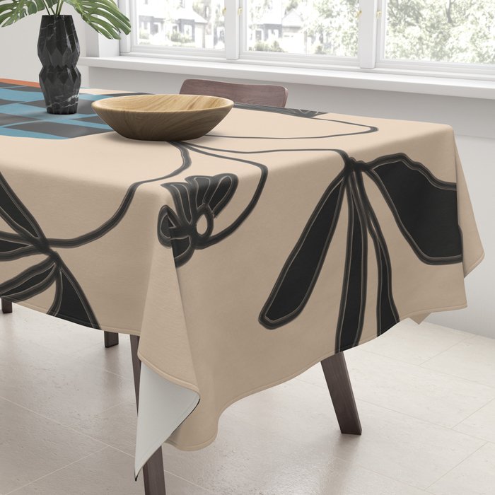 Modern Botanicals No 3 Tablecloth Gallery Image 3