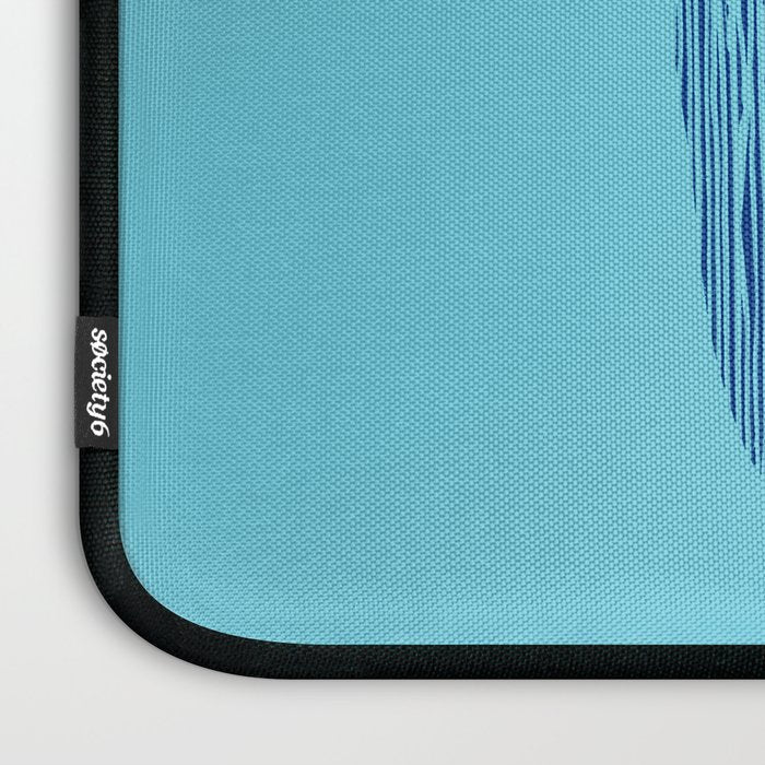 What It Is - memphis throwback banana fruit retro minimal pattern neon bright 1980s 80s style art Laptop Sleeve Gallery Image 3