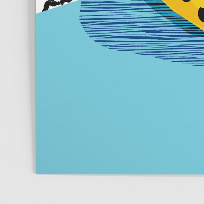 What It Is - memphis throwback banana fruit retro minimal pattern neon bright 1980s 80s style art Poster Gallery Image 3