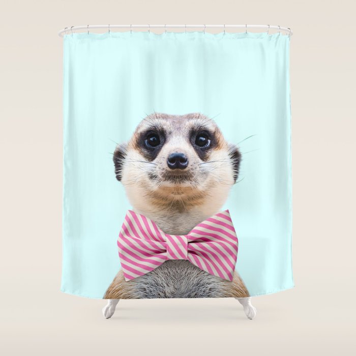 MEERKAT Shower Curtain Gallery Image 1