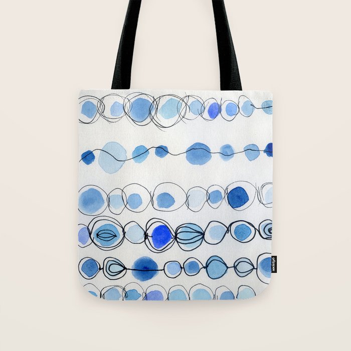 She Kept Bits of the Sea in Her Heart Tote Bag Gallery Image 1