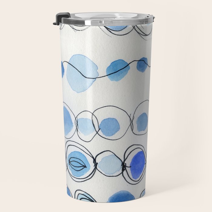 She Kept Bits of the Sea in Her Heart Travel Mug Gallery Image 3