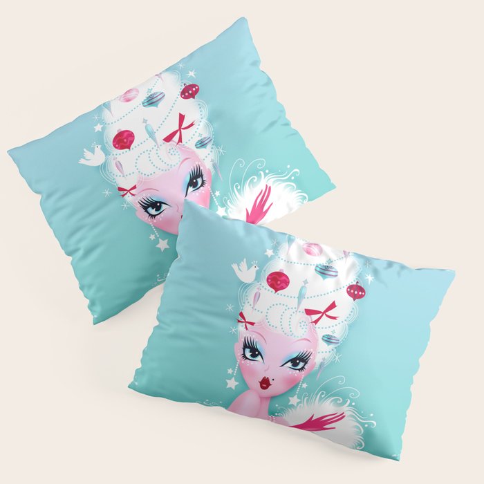 Christmas Coiffure Pillow Sham Gallery Image 3