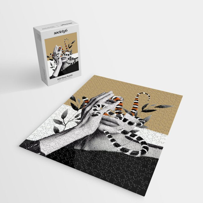 Woman and snakes Jigsaw Puzzle Gallery Image 2