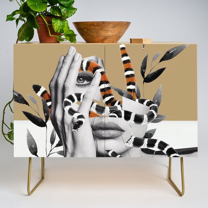Woman and snakes Credenza Gallery Image 1