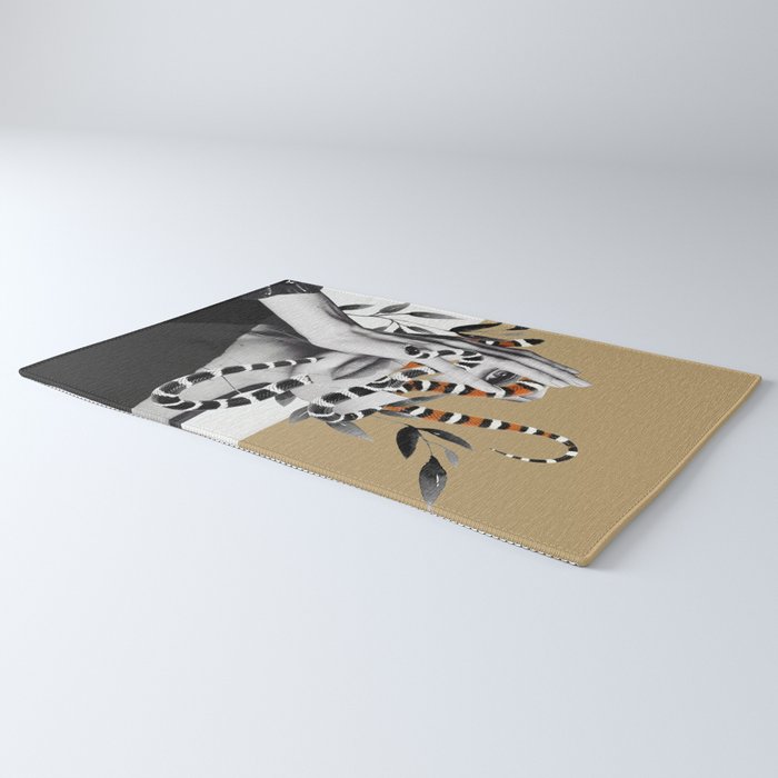 Woman and snakes Rug Gallery Image 3