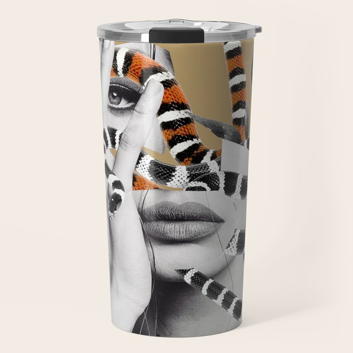 Woman and snakes Travel Mug Gallery Image 1