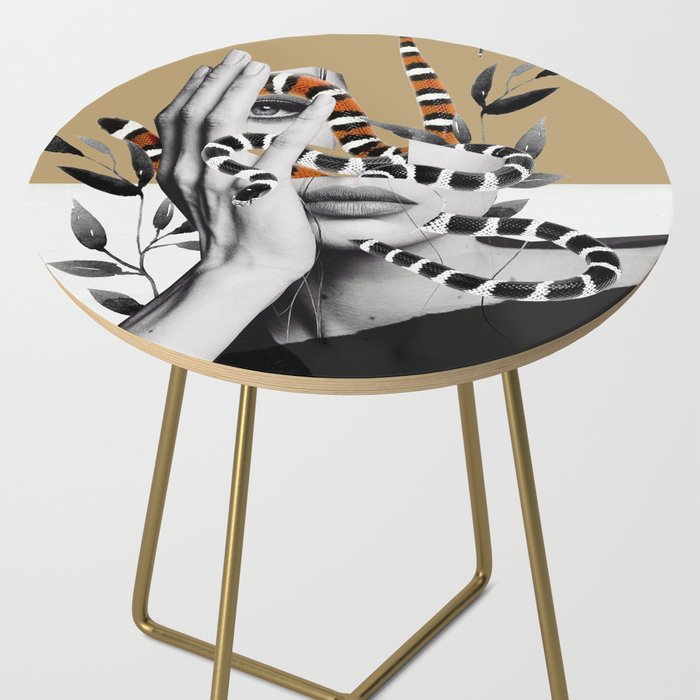 Woman and snakes Side Table Gallery Image 2