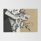Woman and snakes Rug Gallery Image 2