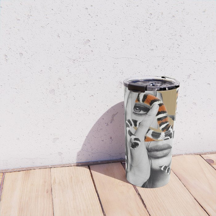 Woman and snakes Travel Mug Gallery Image 4