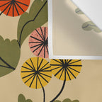 Autumn Mums Wall Tapestry Gallery Image 3