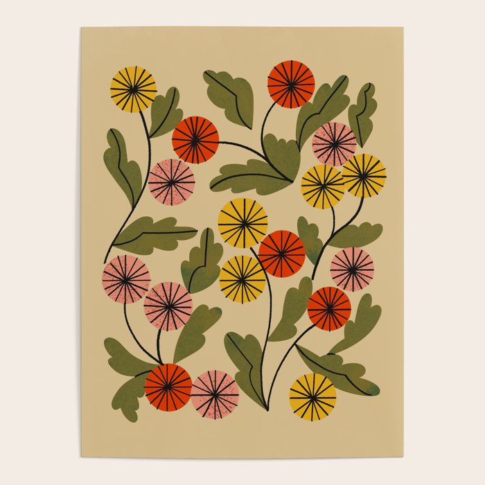 Autumn Mums Poster Gallery Image 4