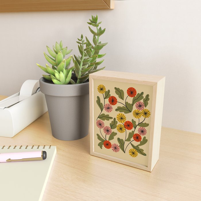 Autumn Mums Mini Art Print Gallery Image 2