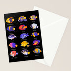 Angelfish! (marine) Stationery Card Gallery Image 2