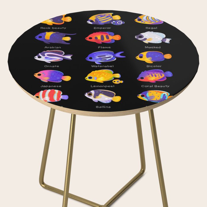 Angelfish! (marine) Side Table Gallery Image 2