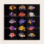 Angelfish! (marine) Wood Wall Art Gallery Image 1