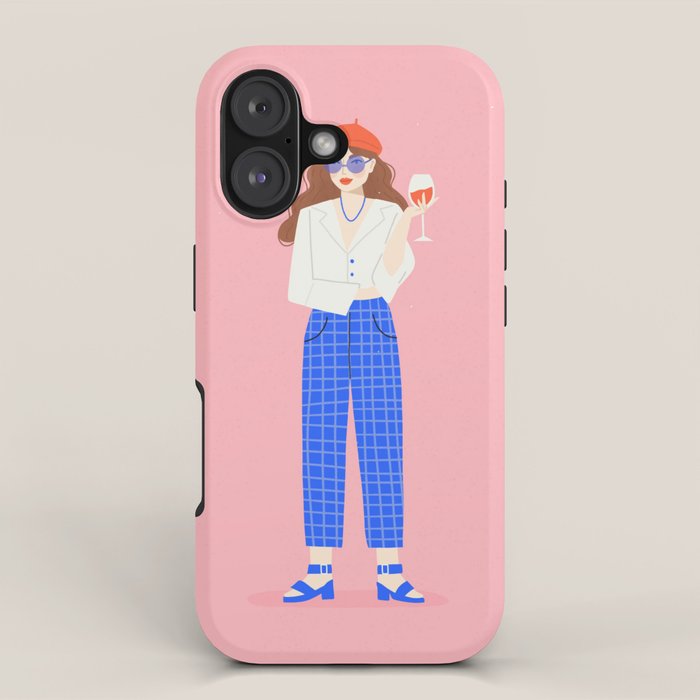 Wine Babe iPhone Case Gallery Image 1