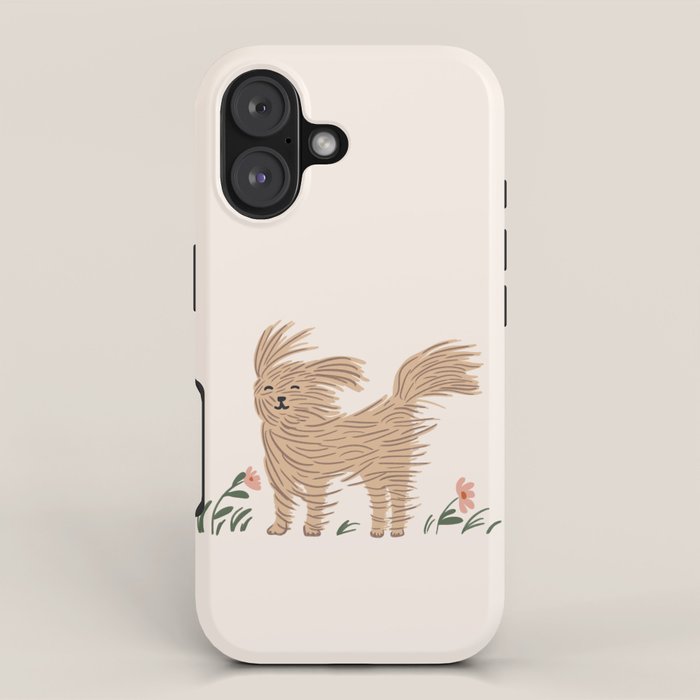 Easy breezy wind day dog iPhone Case Gallery Image 1