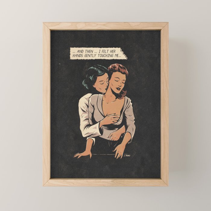 gentle touch Mini Art Print Gallery Image 1