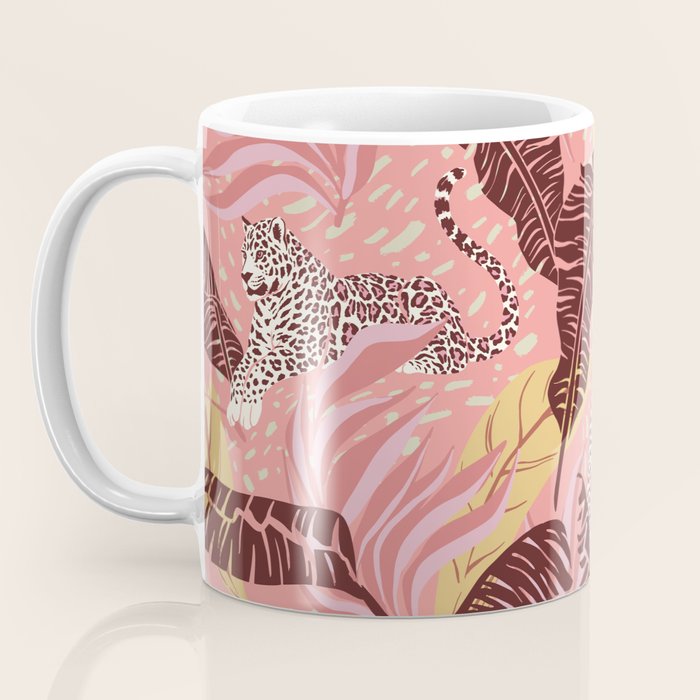 Leopard Crush Pink Coffee Mug Gallery Image 3
