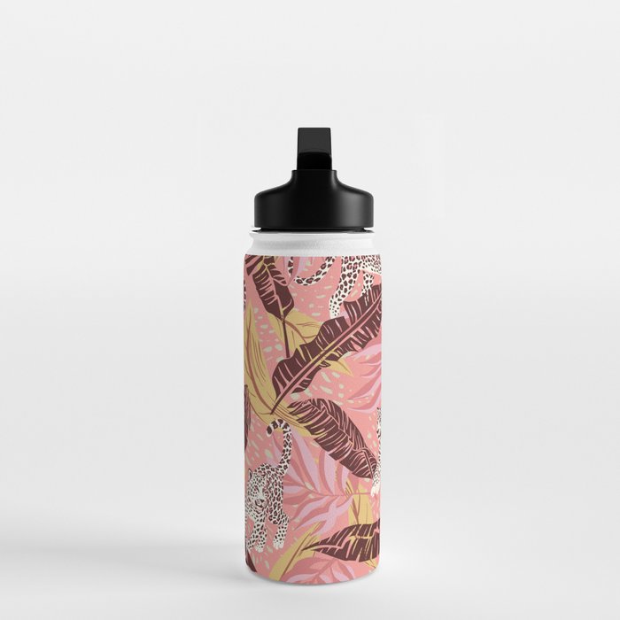 Leopard Crush Pink Water Bottle Gallery Image 3