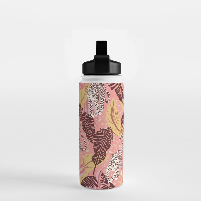 Leopard Crush Pink Water Bottle Gallery Image 2