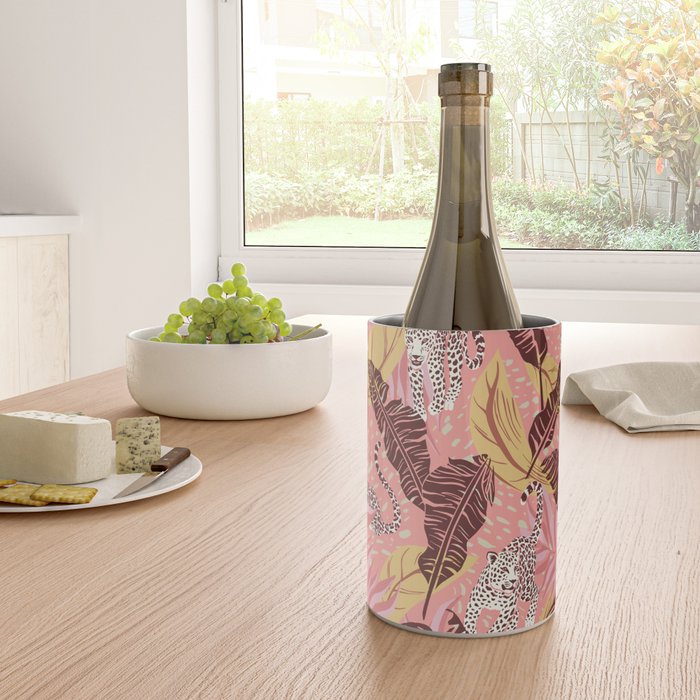 Leopard Crush Pink Wine Chiller Gallery Image 4