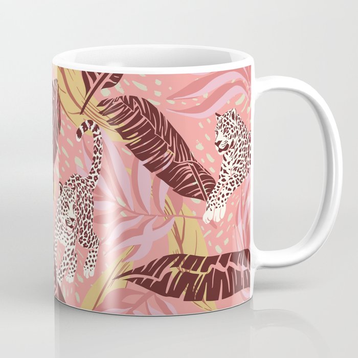 Leopard Crush Pink Coffee Mug Gallery Image 1