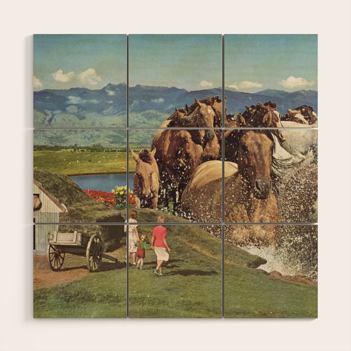 Stampede Wood Wall Art Gallery Image 1
