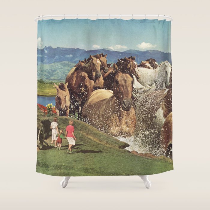 Stampede Shower Curtain Gallery Image 1