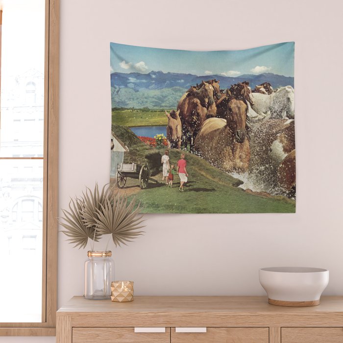 Stampede Wall Tapestry Gallery Image 2
