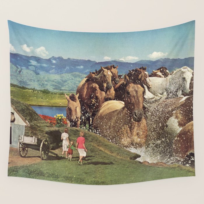 Stampede Wall Tapestry Gallery Image 4