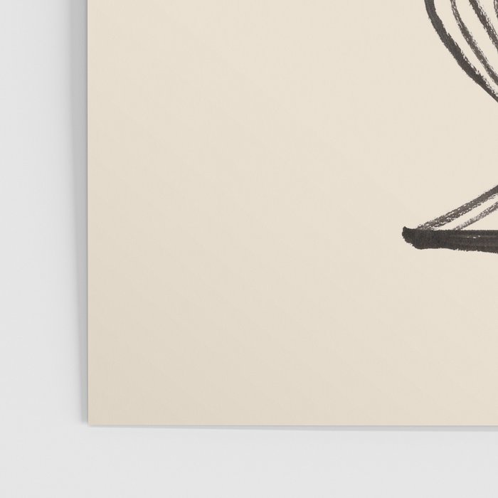 Garden Pot Antique Vase Flower Illustration Poster Gallery Image 3