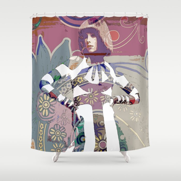 GIRL# 92 Shower Curtain Gallery Image 1