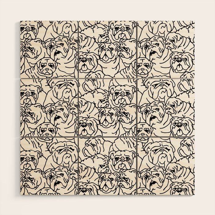 Oh English Bulldog Wood Wall Art Gallery Image 1