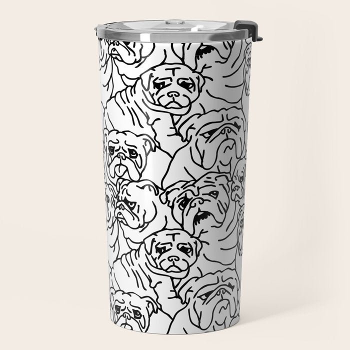 Oh English Bulldog Travel Mug Gallery Image 2