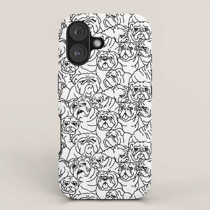 Oh English Bulldog iPhone Case Gallery Image 1