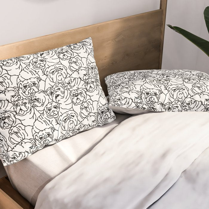 Oh English Bulldog Pillow Sham Gallery Image 2